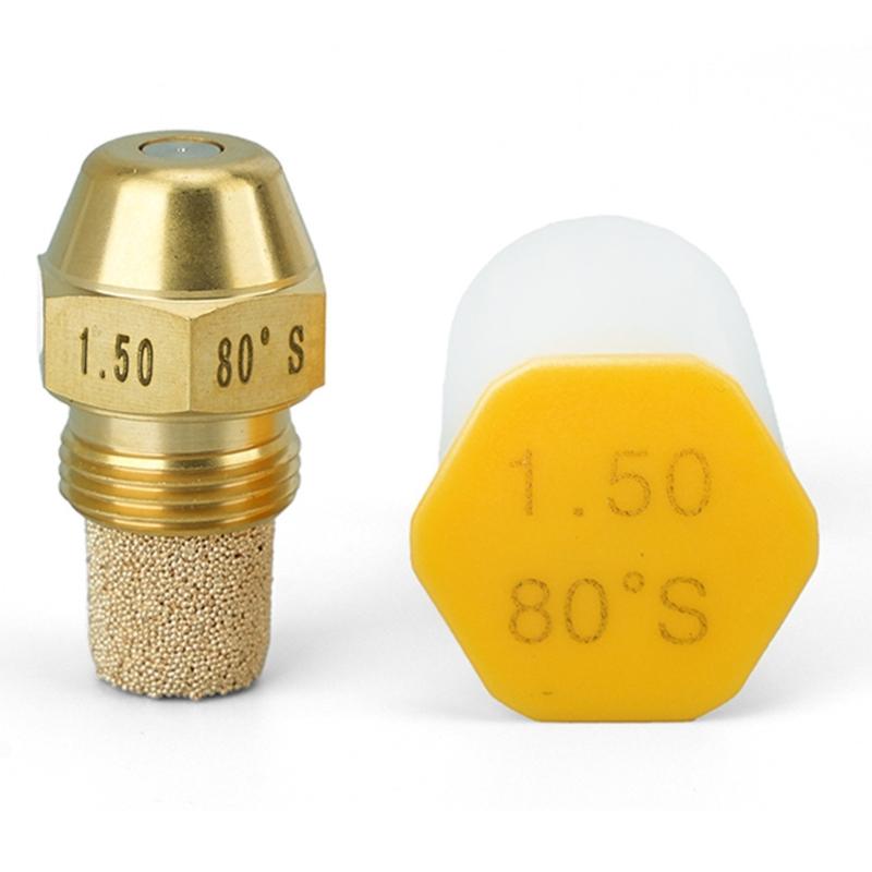 Промышленная металлическая форсунка 80 градусов, усиленная металлическая форсунка для оборудования для сжигания топлива, варианты 14 GPH