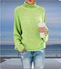 Autumn Winter Women's Hot Style High Neck Batwing Sleeve Knit Sweater