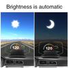 Mirror Car HUD Head Up Display OBD2 GPS Dual Systems Navigation Version Speedometer Overspeed Warning Auto Accessory 2024