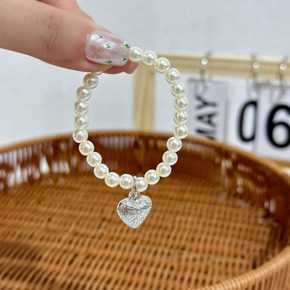 Мультяшная милая плюшевая кукла, ожерелье с подвеской в виде любви, жемчужная цепочка, изящное украшение, аксессуар для 13 см плюшевой куклы Master Dog