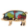 Wooden Crafts Creative Farm Animal Home Decoration Desktop Decoration