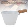 Wooden Handle Measuring Cup Clear Scale Measuring Spoon Convenient Milk Frothing Cup  Latte Art