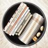 SONGMICS LOM002G02 Round Stool with Storage Space, Storage Box with Lid, 13.4 L, Footrest, Metal Legs, Padded Seat, for Living Room, Bedroom