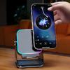 5in1 Wireless holder Induction Audio Speaker Stand with 3500mAh Rechargeable Power Bank 360° Adjustable Cellphone Holder