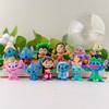 Набор фигурок Lilo 12 Стич Фигурки Действия ПВХ Коллекционные Игрушки Лило Ангел Джамба Декор для Стола Топперы для Торта Подарок для Детей Аниме Фигурки