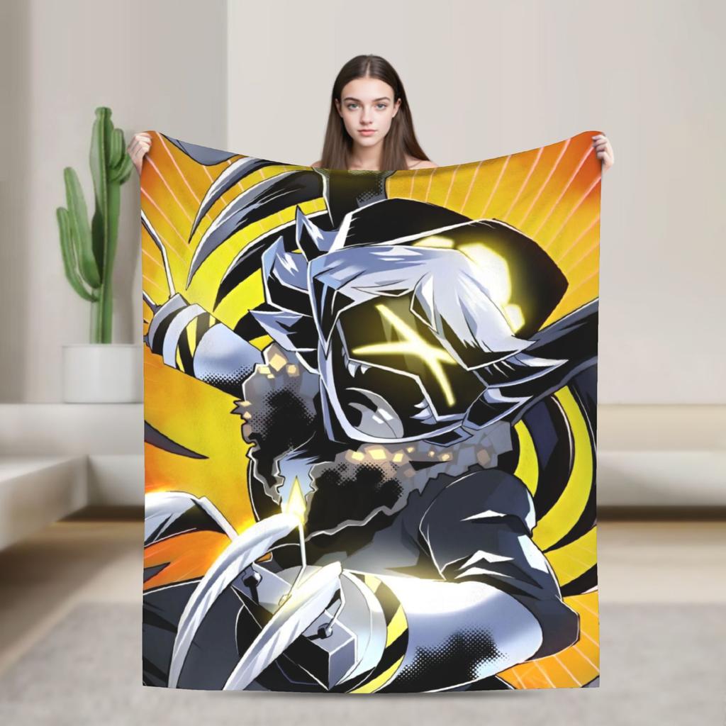 Murder Drones Blanket Uzi Doorman Wool Funny Breathable Throw Blanket for Bedspread Winter