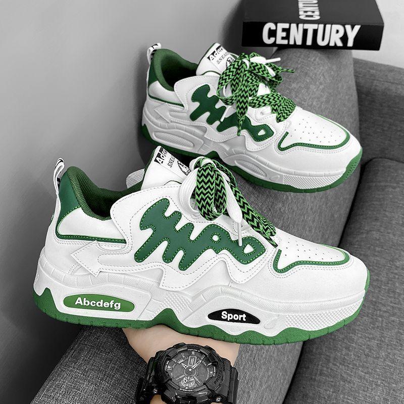 Обувь для папы Мужская обувь Ins Tide Летняя универсальная весенняя обувь для сноуборда Обувь для мальчиков Спортивная обувь для увеличения роста Обувь для хлеба Tide