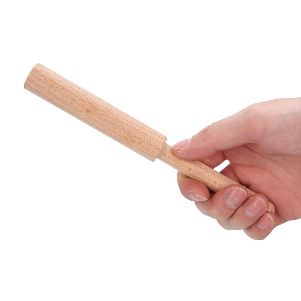 2pcs Stainless Steel Hook Latch Hook Tool Wooden Handle Rug Hooking Kit For Beginners