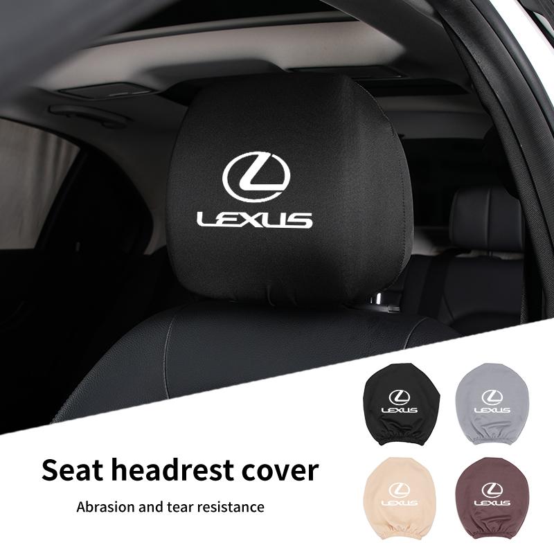 cqrjdx1 Car Interior Seat Headrest Cover Anti-fouling Neck Pillow Protector Pad For Lexus CT ES GS NX IS250 CT200h IS300h ES300h RX400h