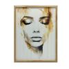 Mysterious Beauty Mysterious Beauty, 50X70 Cm, Gold Aluminum Frame, 230 Gsm Matte Paper
