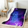 Плед из флиса Galaxy Queen 90"x90" для кровати, дивана, кушетки, подростков, одеяло Starry Sky Sherpa Outside Space Cosmos Plush