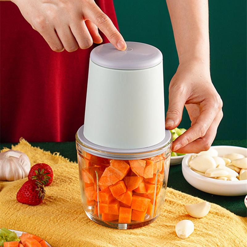 Электрический измельчитель чеснока, 300 мл, мясорубка, мини-пресс для чеснока, измельчитель овощей, машина для измельчения чеснока