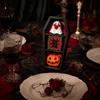 Small Collectible Figures Halloween Gothic Coffin-Shaped Fidget Clicker Toy, Mini Push Pop Sensory Toy with Spooky Window Display Props Ghost Pumpkin