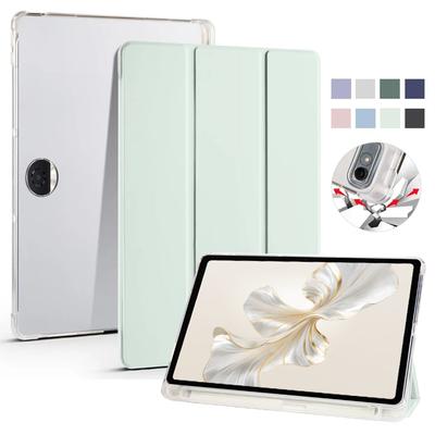 Чехол для Honor Pad 9 с держателем для ручки, мягкая задняя крышка-подставка из искусственной кожи для чехла Honor Pad 9, 12,1 дюйма, 2024, чехол для планшета