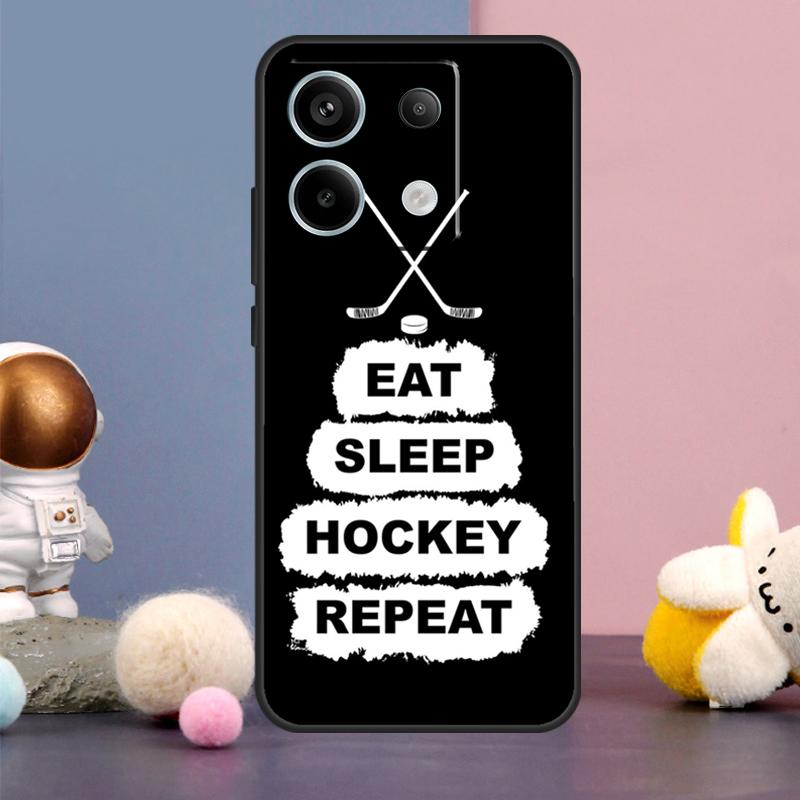 Ice Hockey Player Case For Xiaomi Redmi Note 14 9 10 11 12 13 15 Pro Plus Redmi 15 15C 10C 12C 13C 14C Cover