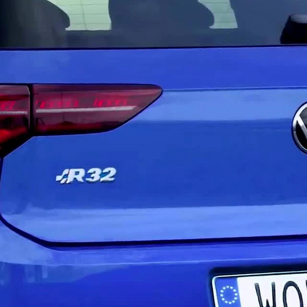 3D Металлическая эмблема-значок R32 Наклейки на автомобиль для Golf Beetle CC EOS GTI Наклейки на багажник автомобиля Стайлинг