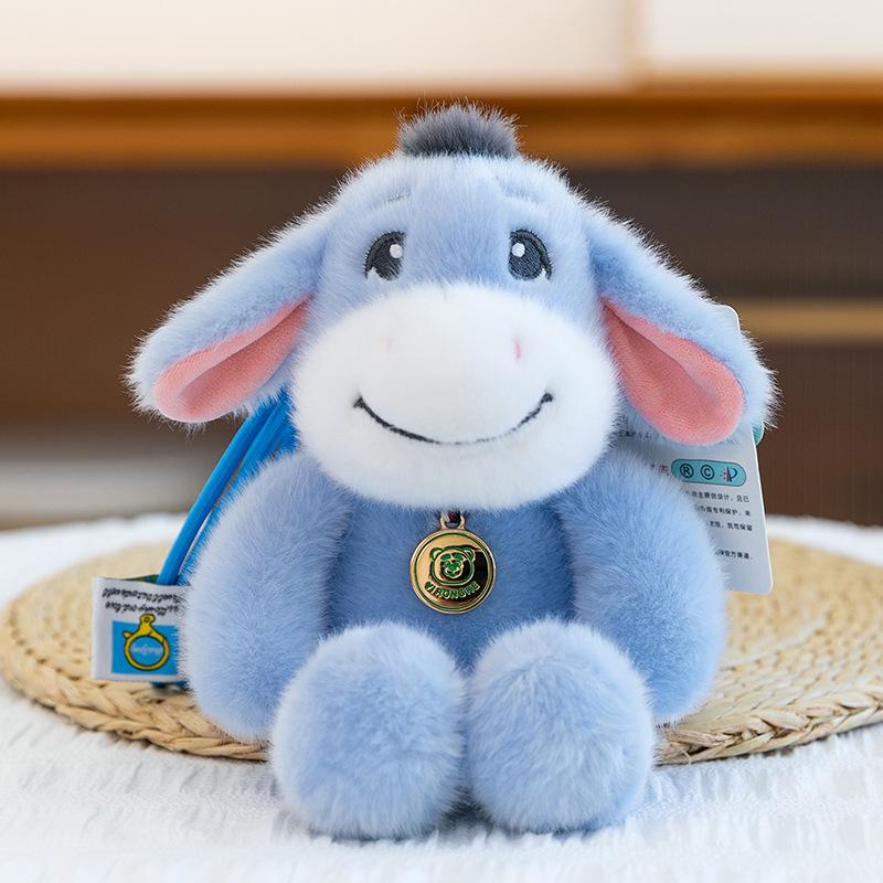 Cute jumping little animal doll panda rabbit cat bear doll palm treasure plush toy long leg doll