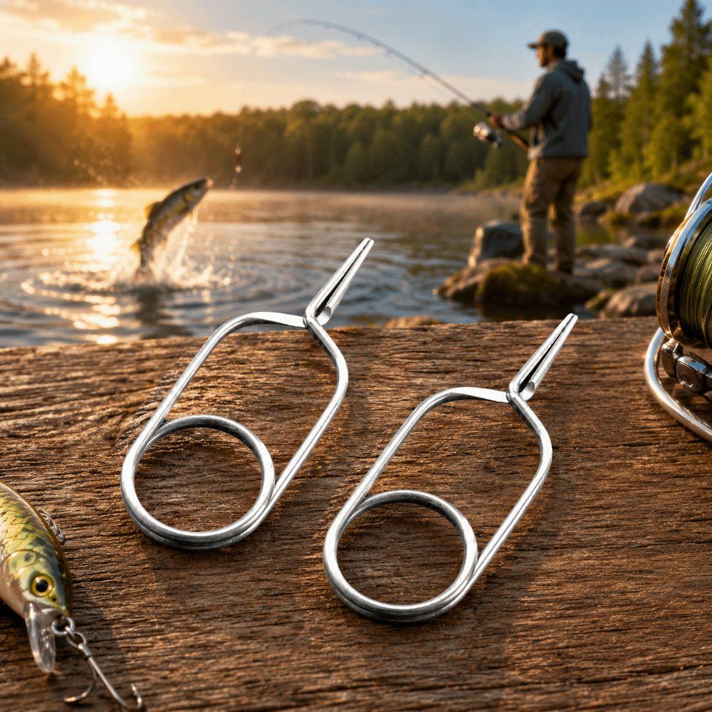 2PCS Stainless Steel Fly Fishing Pliers 3 Sizes Hackle Pliers Fly Tying Pliers Fly Tying Tool