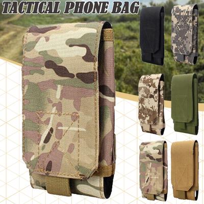 Универсальная черная поясная сумка для армейского камуфляжа Molle для мобильного телефона