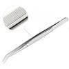 1Pc Stainless Steel Curved College Tweezers Silver Sewing Machine Tweezers  Garden Home