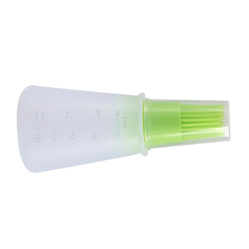 Силиконовая бутылка для масла Кисть для приправ для барбекю на открытом воздухе со шкалой Кисть для масла для барбекю Кухонные гаджеты