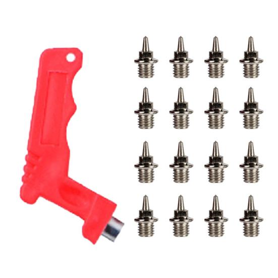 Yousheng 100 шт. шипов для беговых лыж из углеродистой стали, шипы для беговых и кроссовых кроссовок с ключом для шипов для спринтерских видов спорта, кроссовки