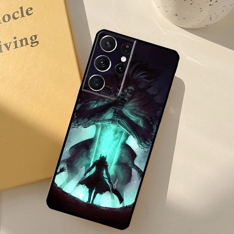 Чехол для телефона Game Bloodborne для Samsung Galaxy S24 Ultra S20 S21 S22 S23 S25 S9 S10 Plus S25 FE Защитный корпус