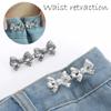 Alloy Adjustable Waist Clip Bowknot Pants Pin Fashion Tighten Waist Button