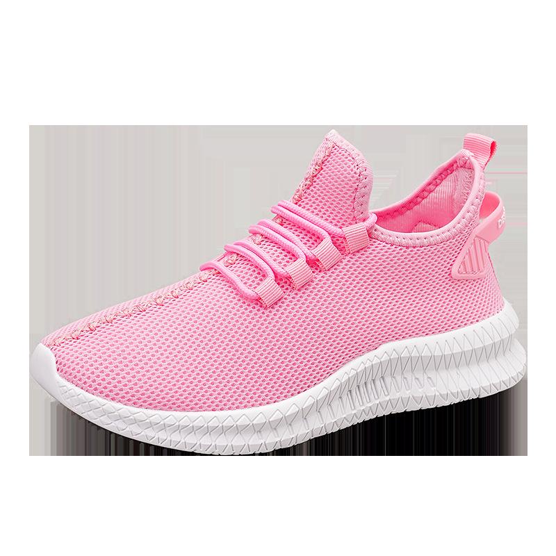 2025 Men's Flyknit White Mesh Sneakers: Plus Size, Casual Sports Shoes for Summer & Autumn