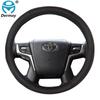 Для Toyota Land Cruiser Prado 90 100 120 150 200 300 Fj Cruiser натуральная кожа автомобильный чехол на руль автоаксессуары