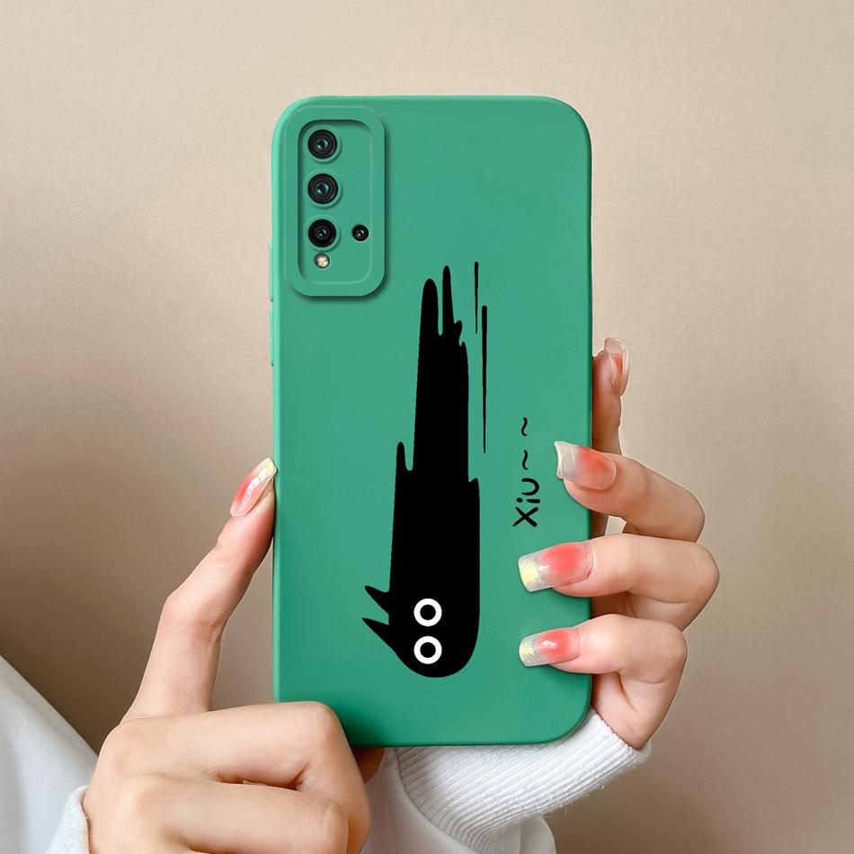 Case For Huawei Nova 5T Cover For Huawei Nova 6 Nova 7 Cartoon Bumper For Nova 5 T Nova6 Nova7 Soft Liquid Silicone Phone Cases