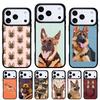 German Shepherd Dog print Phone Case for iPhone 17 16 15 14 13 Pro Max Back Cover for 12 11 Pro Coque