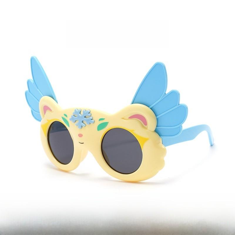 Kids Polarized Sunglasses With Flexible Wings Uv400 For Outdoor Play And Fashion