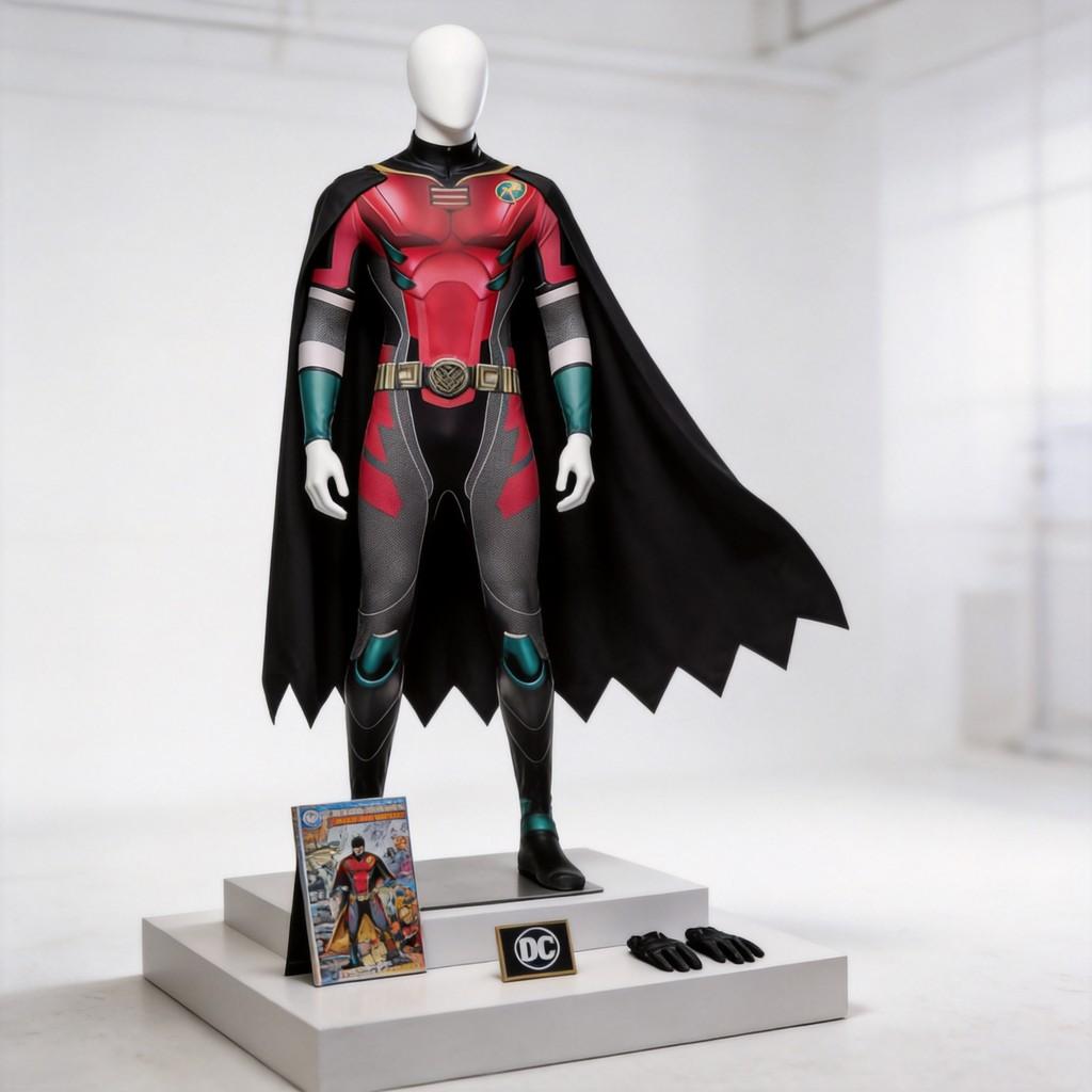 Косплей костюм Робина из DC Titans из полиэстера для аниме ролевых игр