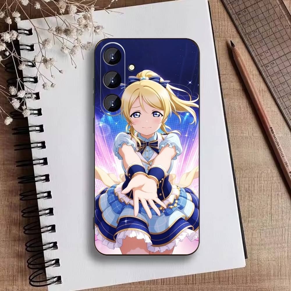 L-Love live-Аясе Эли Чехол для телефона Samsung Galaxy A73,21,22,32,71,53,52,51,80,5G Мягкий черный чехол