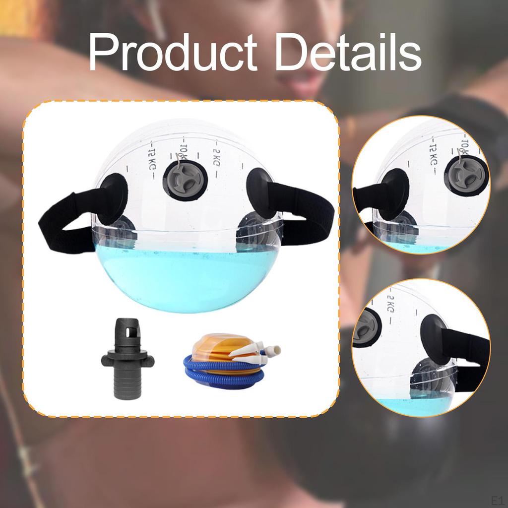 Водяные гантели Силовые тренировки Кор и Баланс с ручкой Вес Сумка Фитнес-оборудование