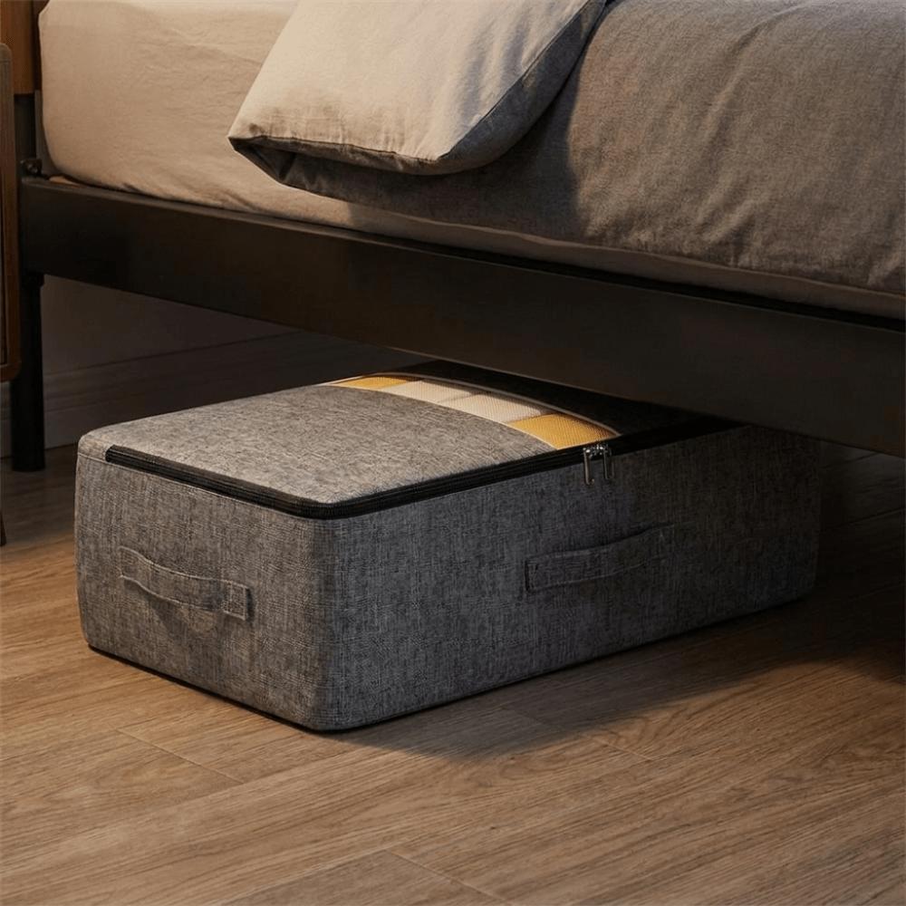 Large Capacity Under Bed Storage Bag Non-woven Fabric Quilt Storage Bag for Storing