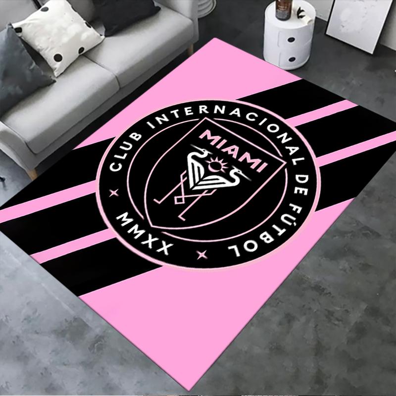 Новый ковер 2025 года Inter Miami CF для гостиной, спальни, дома, украшение дивана, детский игровой нескользящий коврик