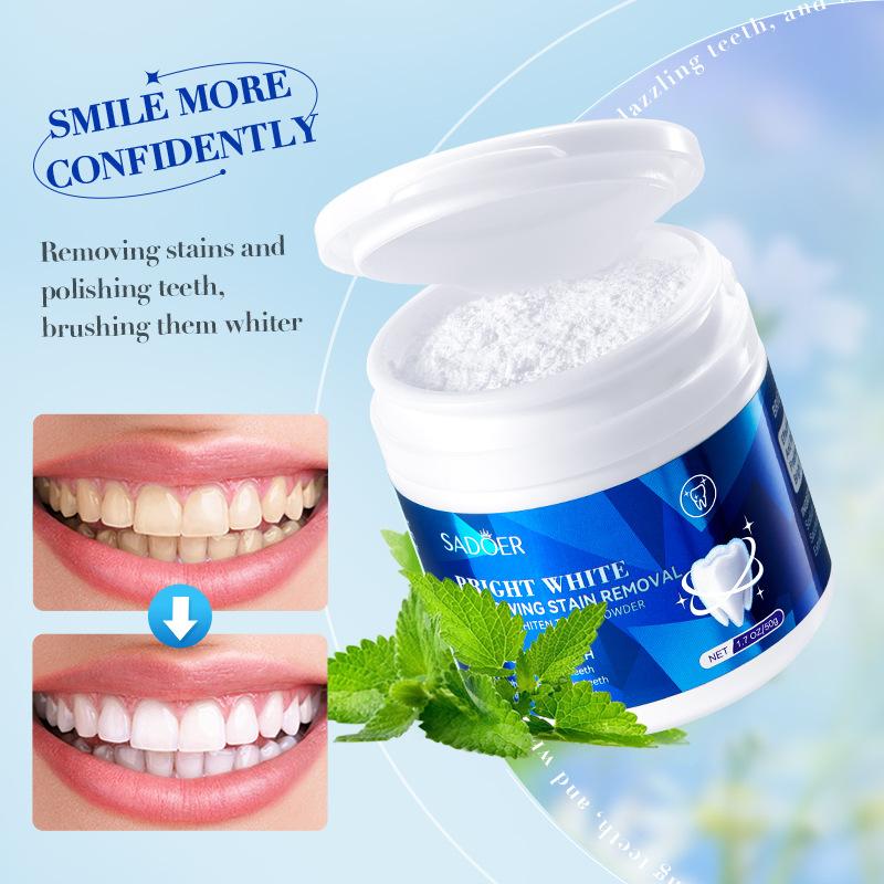 Tooth Powder 50g SADOER Clean Tooth Stains Care Gums Fresh Oral Care
