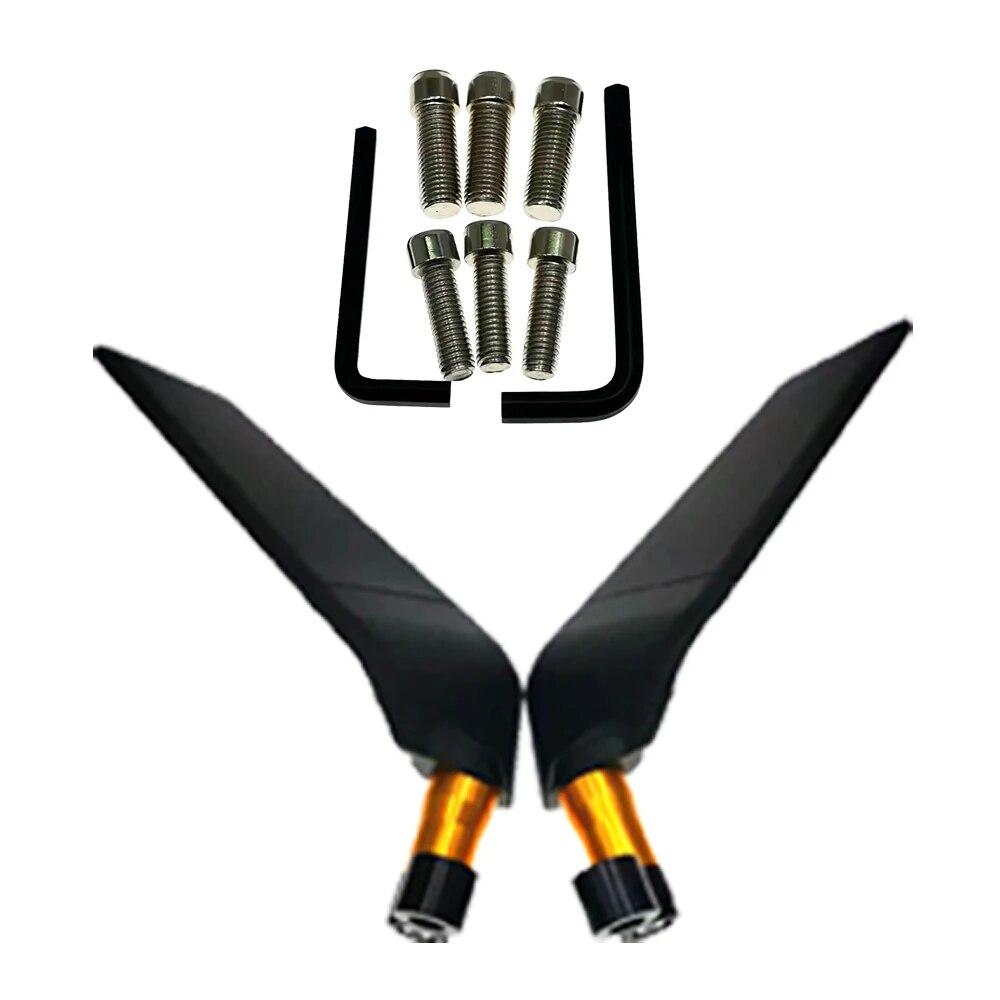 Мотоциклетные зеркала заднего вида Регулируемые вращающиеся боковые зеркала Универсальная посадка для Suzuki SV650 SV1000 SFV650 GLADIUS GSR 400 600