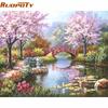 Frame DIY Painting By Numbers Kits Coloring Paint On Canvas Hand Painted Oil Painting Home Decor For 40*50cm Fairyland