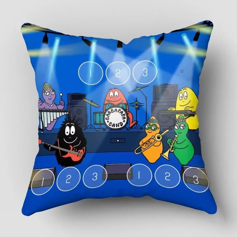 Наволочки Барбапапа Животные Снеговик Принт Наволочка Декоративная Зимняя Праздничная Вечеринка для Дивана