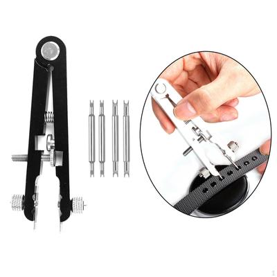 1 комплект инструментов для ремонта часов, плоскогубцы, съемник штифтов (Включите 4 шт. булавок)