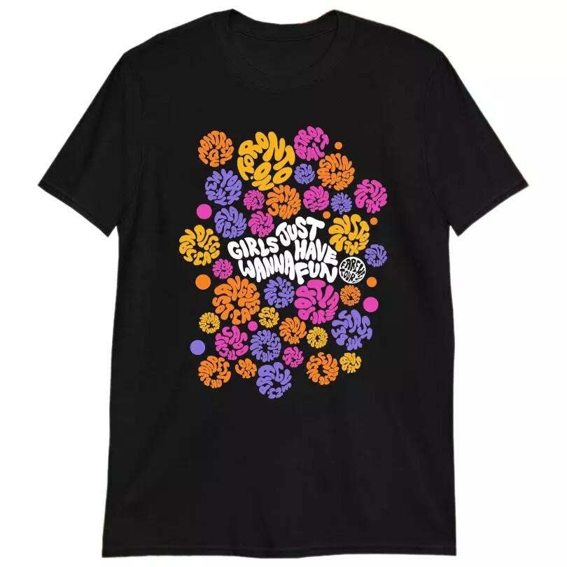 Cyndi Lauper 2024 Girls Just Wanna Have Fun Farewell Tour T-Shirt JN101102.webp Unisex T-Shirt