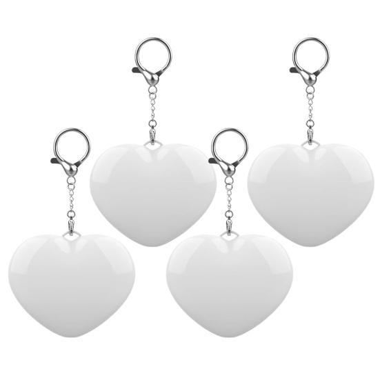 Сенсорный свет Перезаряжаемый Мини-фонарик Кошелек Брелок с сенсорным и автоматическим датчиком света Компактный кошельковый фонарик в форме сердца для женщин