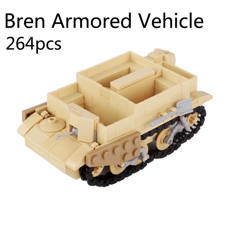 MOC Toys Модели Техники Танков WW1 WW2 Строительные Блоки Немецкий Американский Солдат Панцеры Противотанковое Орудие Мини Кирпичики Армейские Игрушки Детские