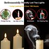 Flickering Flameless Candles Set of 6/12 Realistic LED Candles with Timer Remote Battery Operated for Wedding Christmas Decor