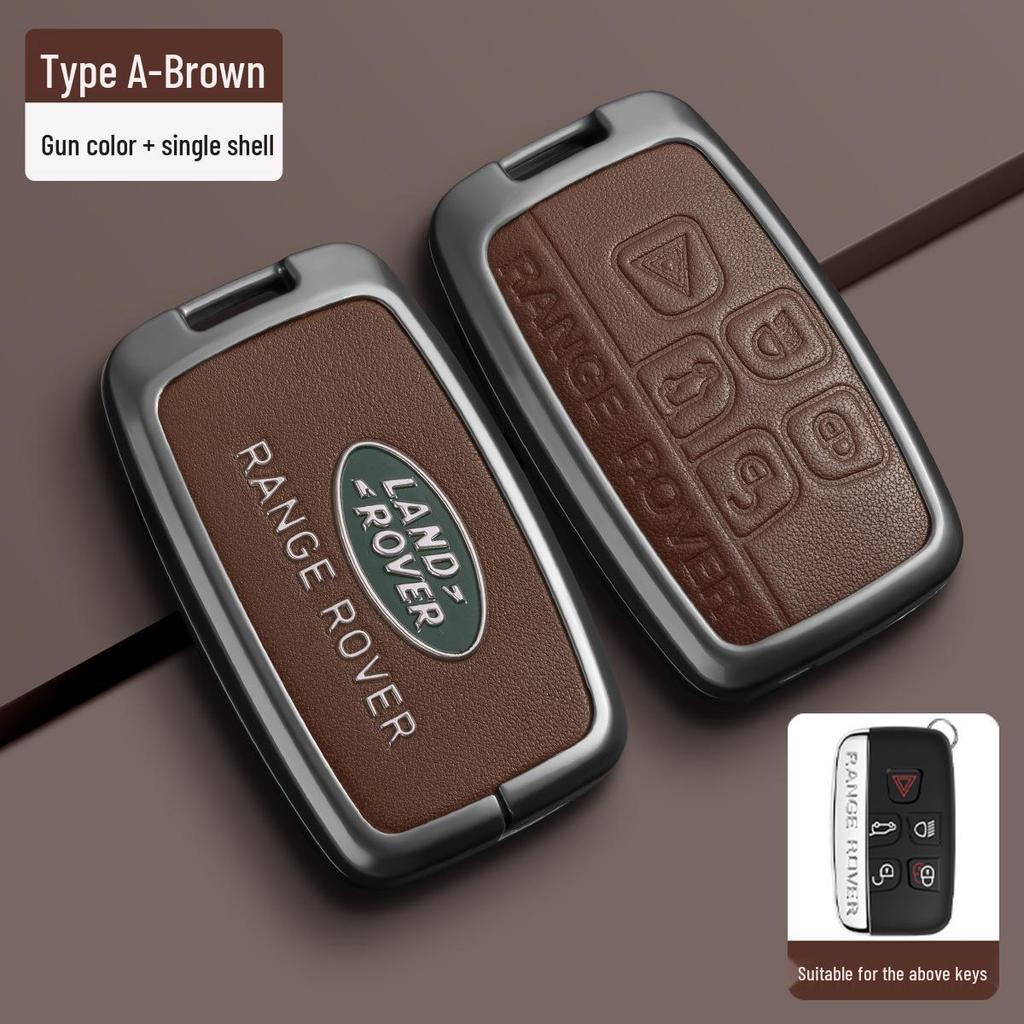 Чехол для ключа из ТПУ с металлической пряжкой для Land Rover Range Rover, Sport, Velar, Evoque, Discovery 4, Discovery Sport и 5.