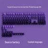 Оригинальные PBT колпачки с гравировкой на верхней стороне и светопропусканием, двухцветный градиент, полный набор, персонализированные колпачки для клавиатуры с термосублимацией