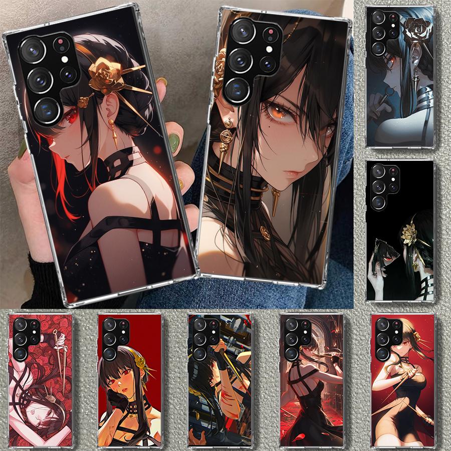 S-Spy Family Yor F-Forger Phone Case Cover for Samsung Galaxy S26 S25 Edge S24 S23 Ultra S22 Plus S21 FE S20 + Art Customized Fu